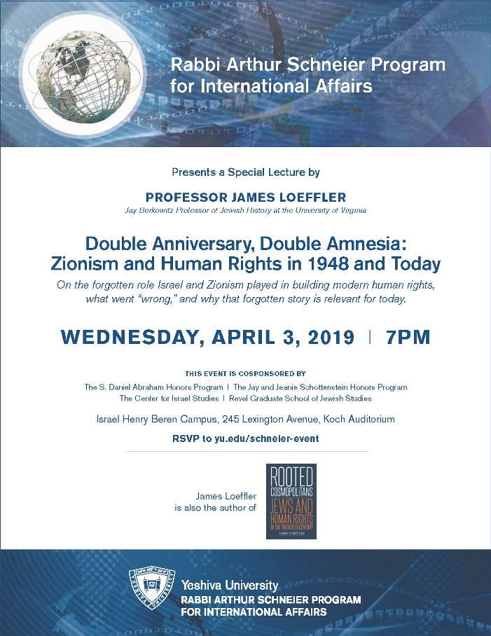 Folleto del evento del libro de Loeffler